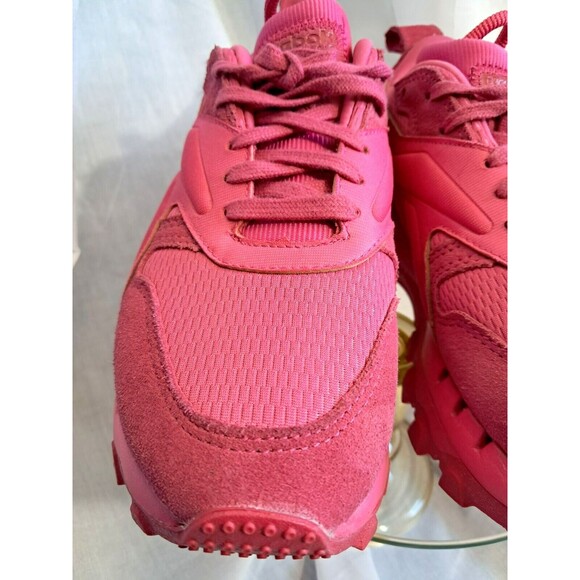 Reebok X Cardi B V2 Womens Fashion Shoes Sneakers Size 6 Hot Pink Fusion GW8876 - Picture 6 of 14